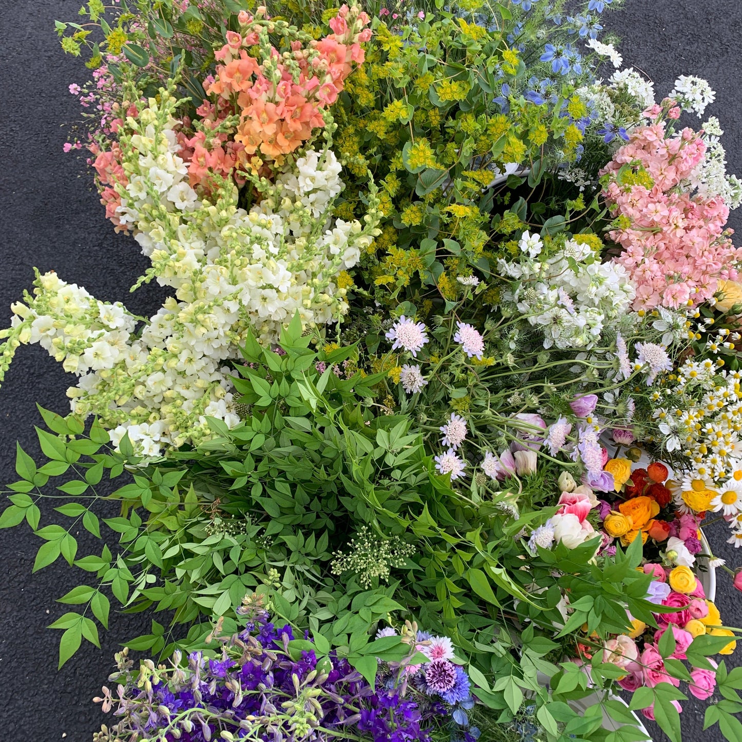 DIY Flower Buckets