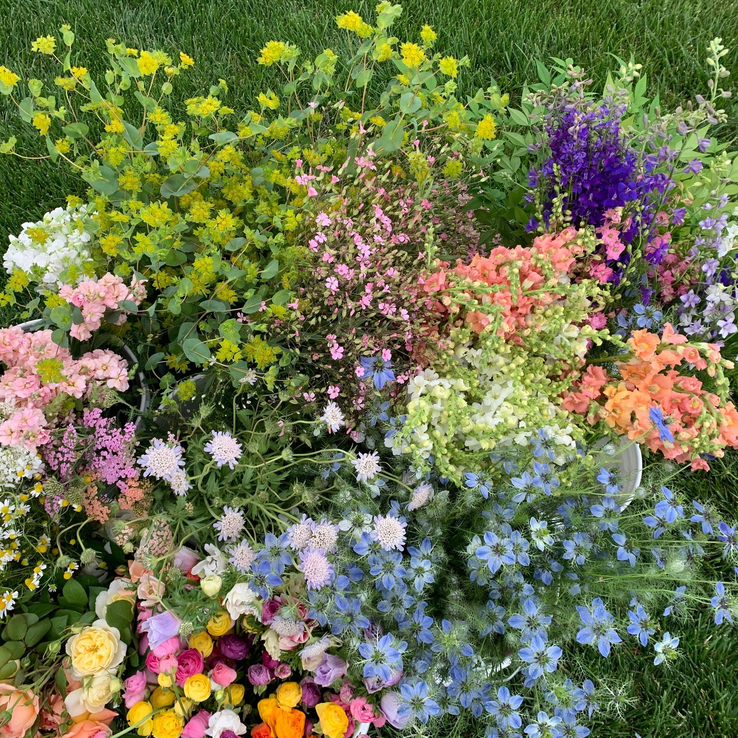 DIY Flower Buckets